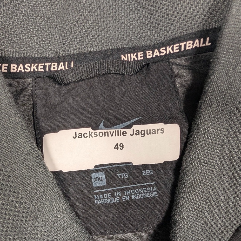 Jacksonville Jaguars Jacket Mens 2XL Black NFL Football Nike Warm Up Team Issue - Picture 3 of 14